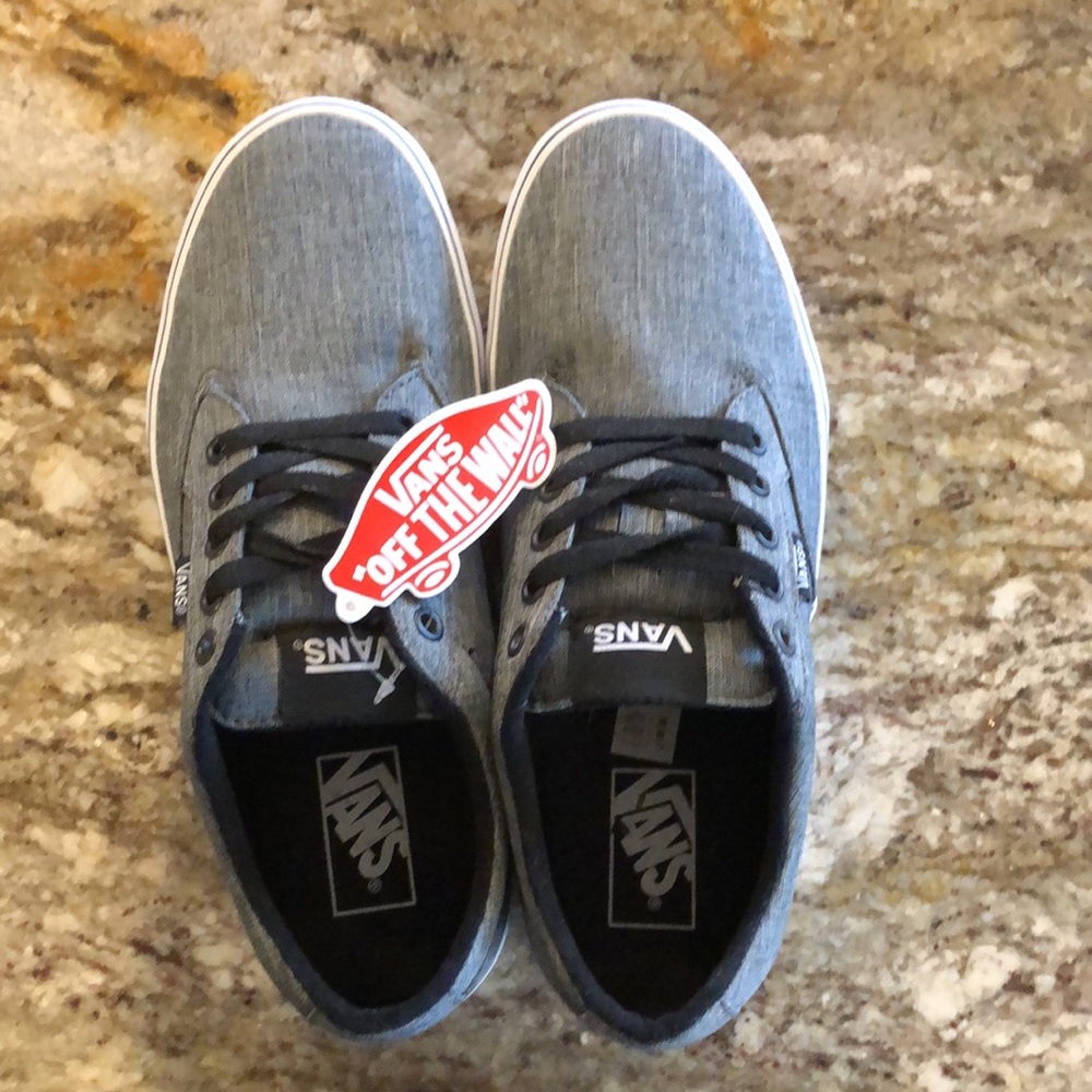 NWT Vans men’s/unisex gray sneaker 8.5 m - Picture 4 of 6